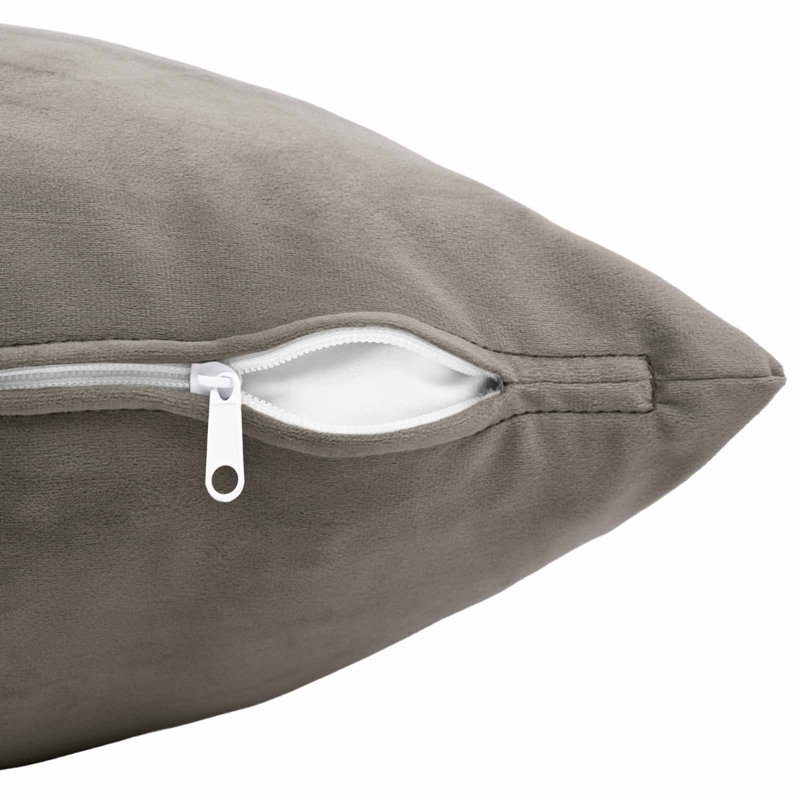 Pink Cushion Cover, Square 60cm, Light Grey