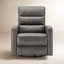 Fauteuil inclinable électrique pivotant en cuir Mila-114111993