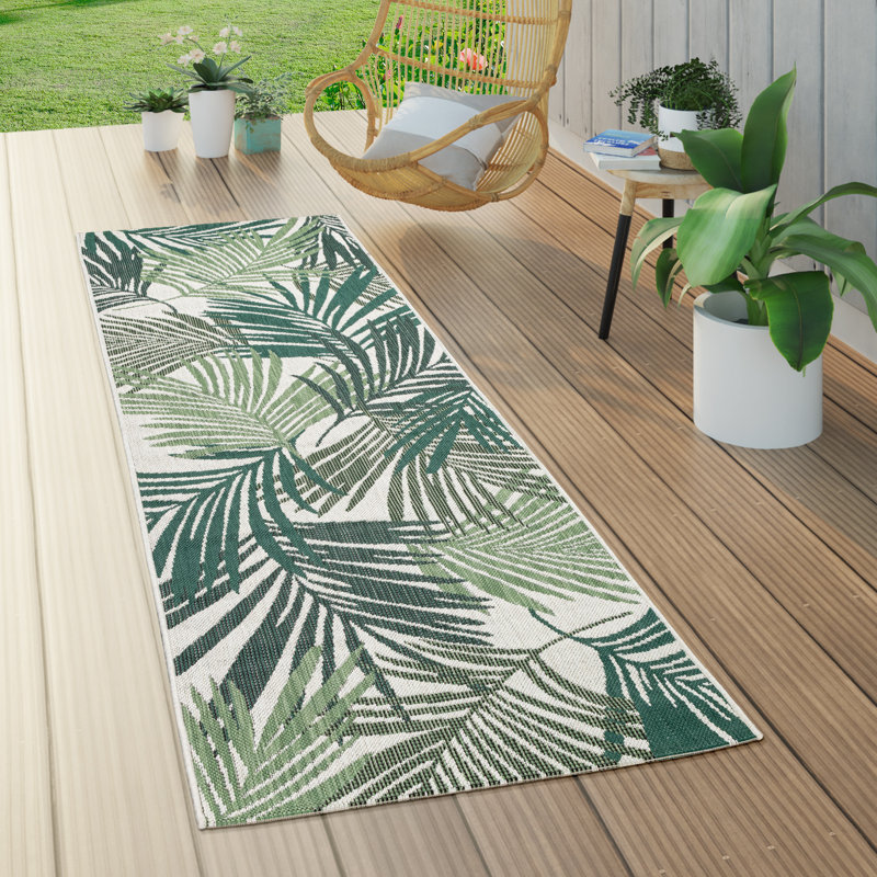 Tapis d'intérieur / extérieur Kitts , Tapis de couloir 3 pi 3 po x 6 pi 7 po