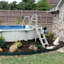 Escabeau de piscine hors-terre avec accès principal et coussin + 2 poids + DEL Lite