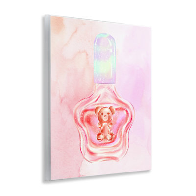 «Glam Bear», art mural sur plaque par Ziwei Li