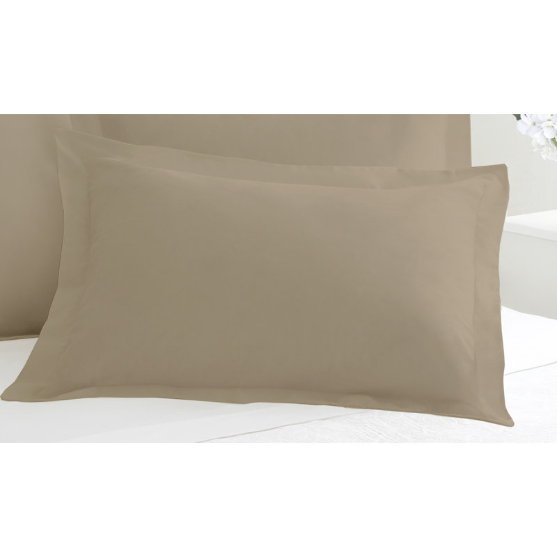 Polyester Sham Set, King, Mocha