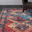 Tapis bleu / rouge Yarra Southwestern-23264074