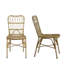 2 chaises d'extérieur pour terrasse en PE - Rouille et fer, élégantes, capacité de 400 lb, aucun assemblage requis, facile à nettoyer, idéal pour les repas dans la cour et le jardin-477467780