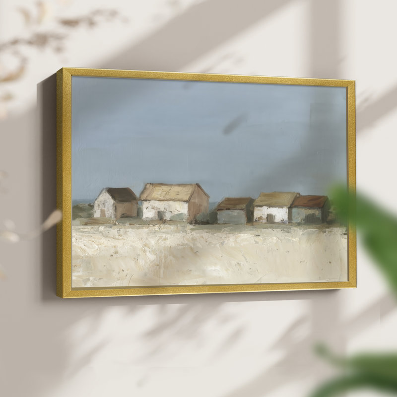 Seafront Shanties I -Framed Print - Restickable
