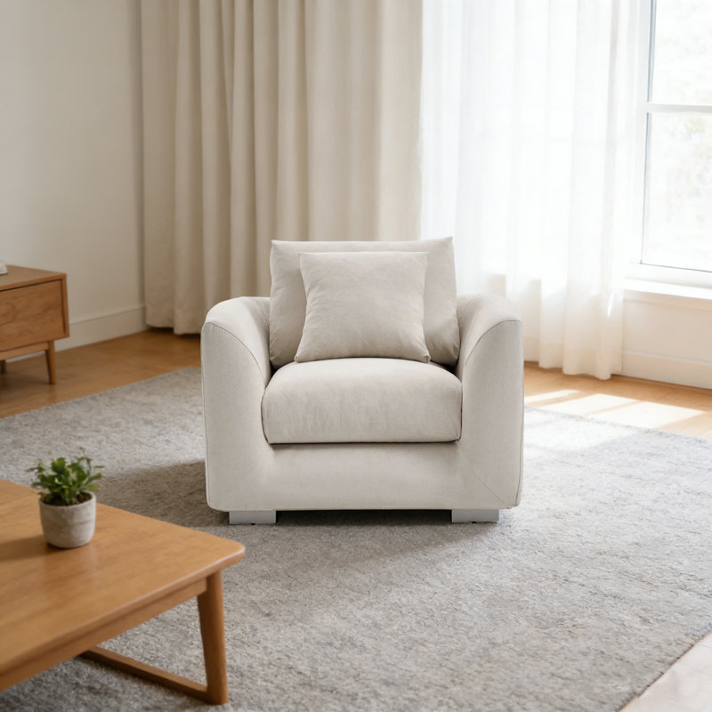 Canapé simple 48,82 po, Beige