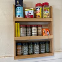 Kitcheniva Bamboo Spice Rack Countertop Organizer, 3 Tier