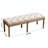 Kerman Upholstered Linen Footstool