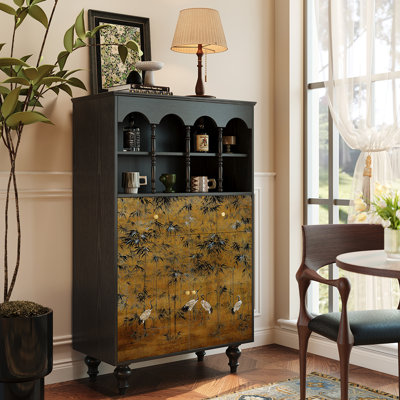 French-style retro minimalist sideboard