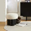 Tabouret champignon, siège en laine d'agneau, tuyau en PVC tonneau-2038199019-2038199018