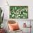 Abstract Green Gathering Party in Grass Art Prints Vintage Minimalist Modern Wall Art Living Room-102833137-102833140