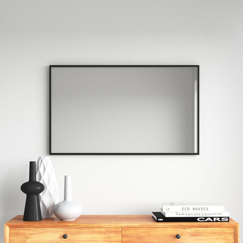 Piche Aluminium Mirror, Black, 24" x 40"
