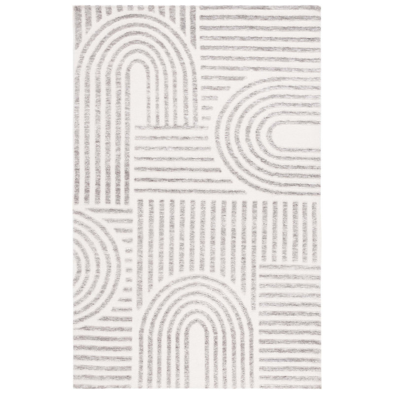 Izaan Performance Performance Striped Rug, Rectangle 4' x 6'