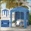 Parasol de plage polyvalent portatif 5,8 pi x 5,8 pi-966460463