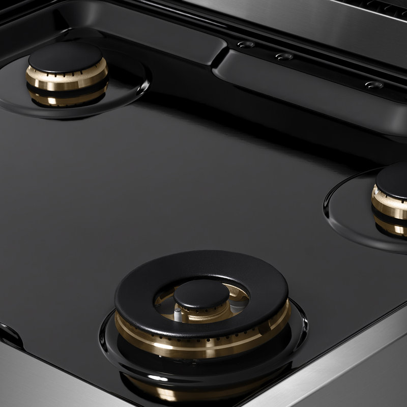 Autograph Edition 30" Gas Cooktop with 4 Burners, Stainless Steel Champagne Bronze