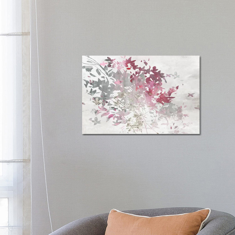 Hydrangea II 1 Piece Wrapped Canvas Painting, 66.04 cm H x 45.72 cm W x 3.175 cm D