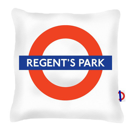 Regents Park Tube Station London Transport Cushion