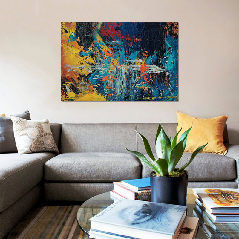 « course voiture », reproduction sur toile, H 18 po x l 26 po x P 1,5 po, Toile tendue, Pas de tapis