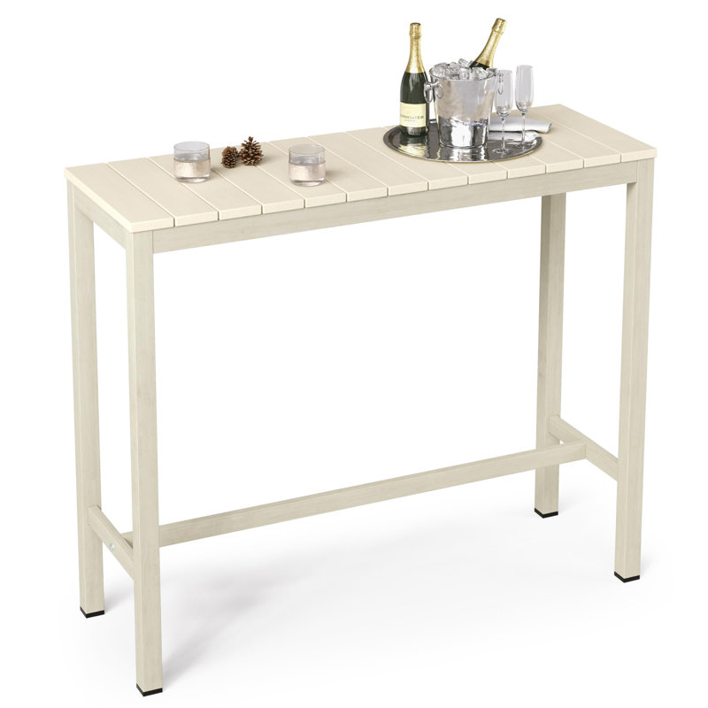 Table de bar Seto, H 39,7 po x l 54,7 po x P 15,3 po, Noir