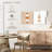 Retro Geometric Abstract V Multi Piece Canvas Print-93058919