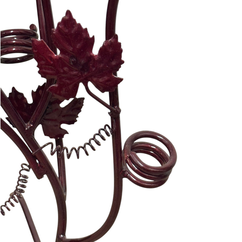 Support pour bouteille et verre, Merlot