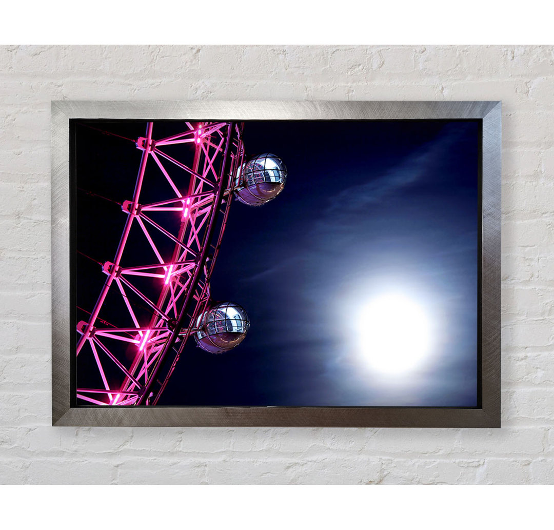 London Eye Pods im Mondlicht - Druck