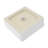 Topcraft White 15.69-Inch Square Ceramic Bathroom Basin