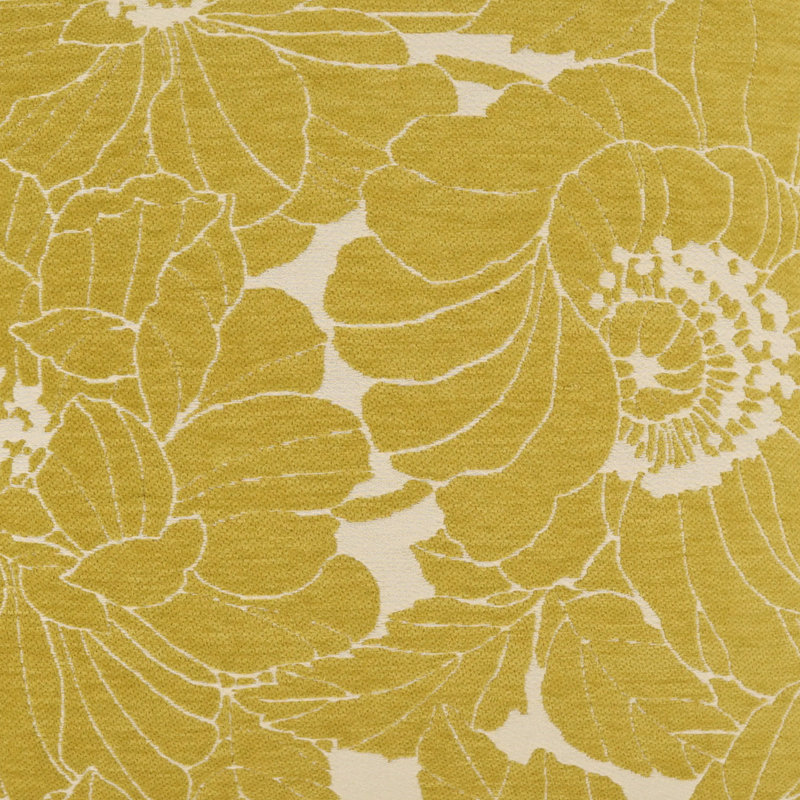 Coussin décoratif Anathallo, Vert cédrat, Carré 20 po