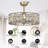 Laussat 25.2'' Ceiling Fan with Light Kit