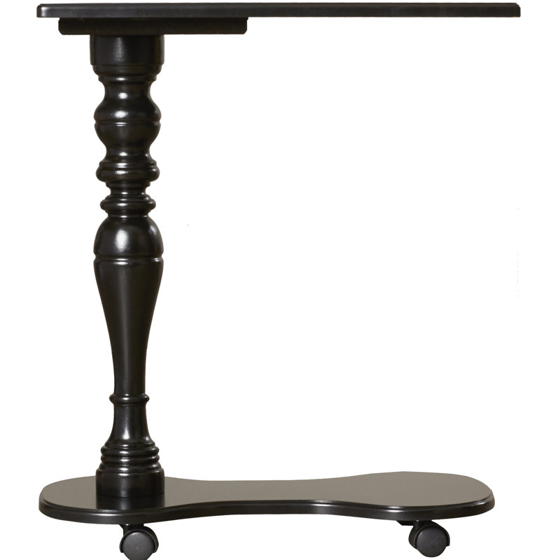 Mabry Mobile Tray Table, Black liquorice