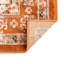 Tapis oriental en terre cuite / ivoire-1493953513
