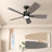  42'' Ceiling Fan With LED Lights for Small Rooms (Set of 2)-1120969134
