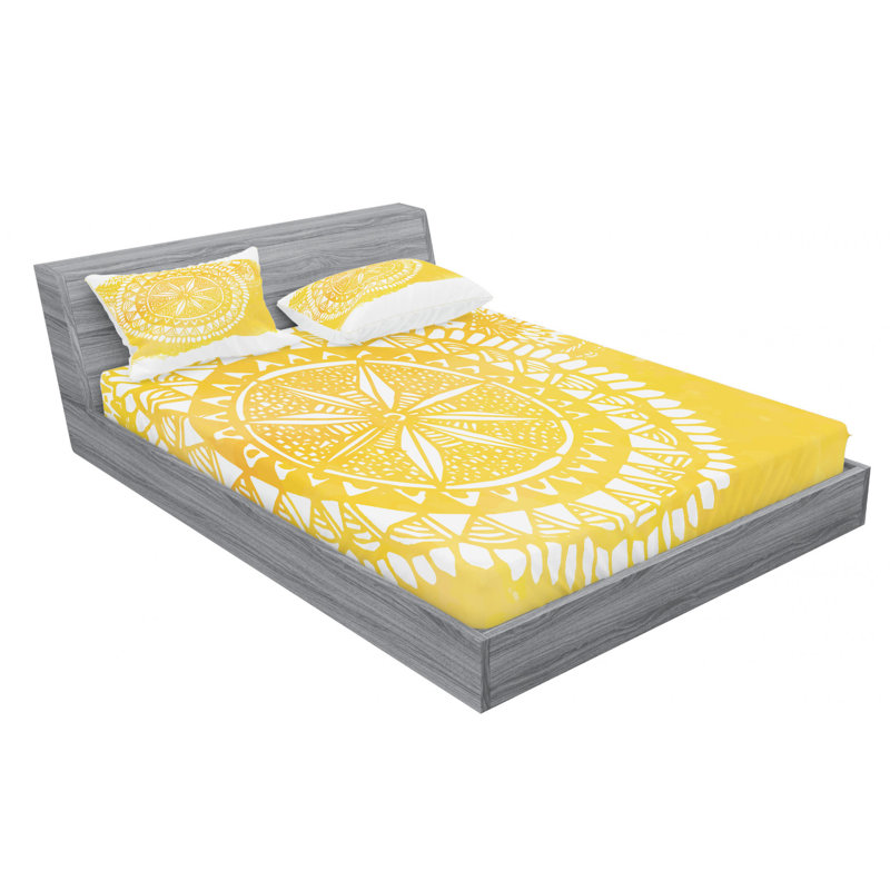 Microfiber Sheet Set, Queen Sheet Set with Fitted Sheet