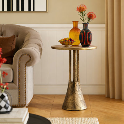 40x40CM Fibreglass Side Table Pedestal Sofa Table