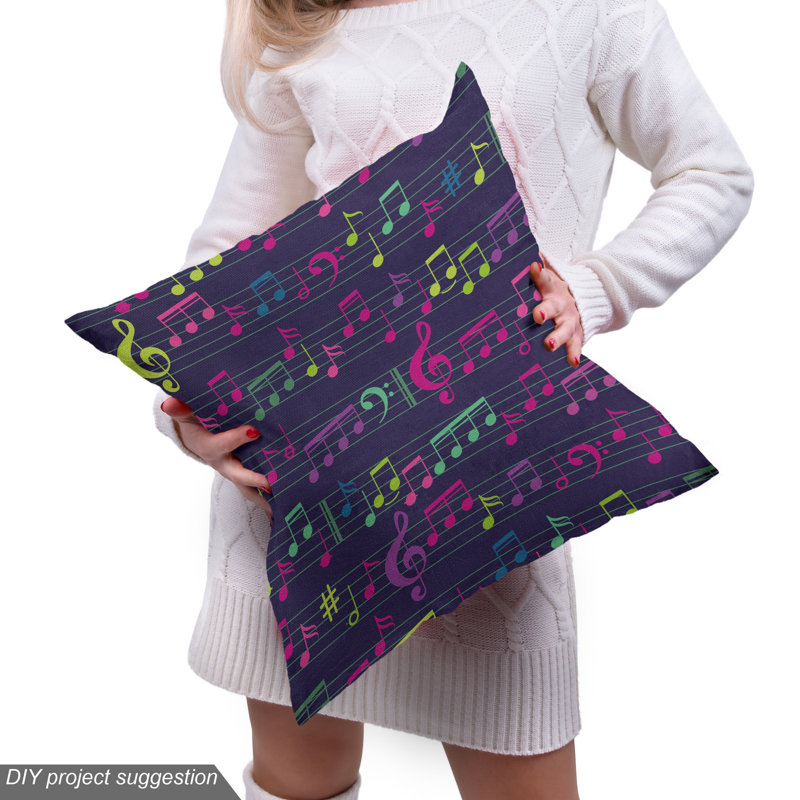 Tissu musical, l 58 po x L 108 po