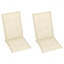Chaises inclinables en bois de teck massif avec coussins-449137289-509633146