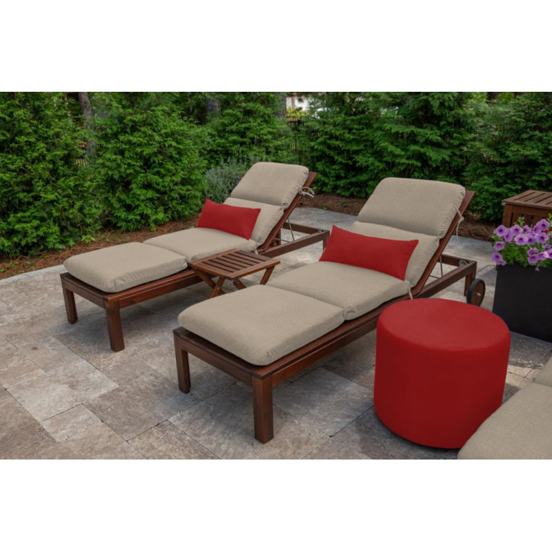 Sunbrella® Outdoor Reversible Throw Pillow, Canvas Jockey Red Sunbrella®