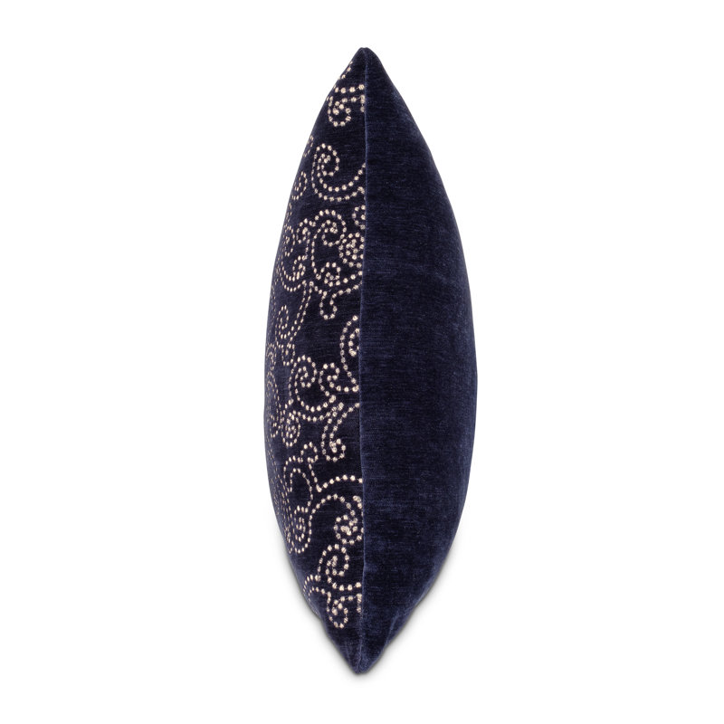 Darling Square Pillow Cover & Insert, Navy