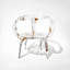 Branched Crystal Arm Chair
