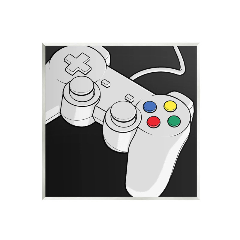 Art vidéo sur plaque de contrôleur de jeu vidéo par Marcus Prime
