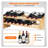 18-Bottle Stackable Bamboo Wine Rack - Modular 2-Tier Wood Countertop Display Shelf for Kitchen & Bar