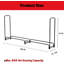 254cm W Steel Log Rack