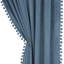 Rideaux en velours filtrant la lumière douce avec passe-tringle Pom Pom pour chambre et salon-1432437009-1434220353