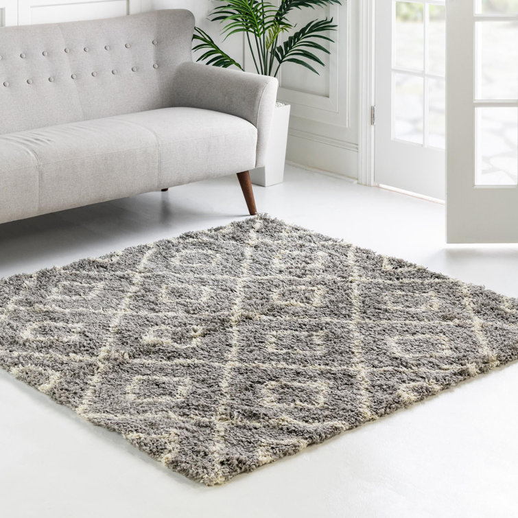 Tapis à poils longs gris Foundry Select