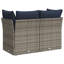62cm Wide Patio Sofa with Cushions
