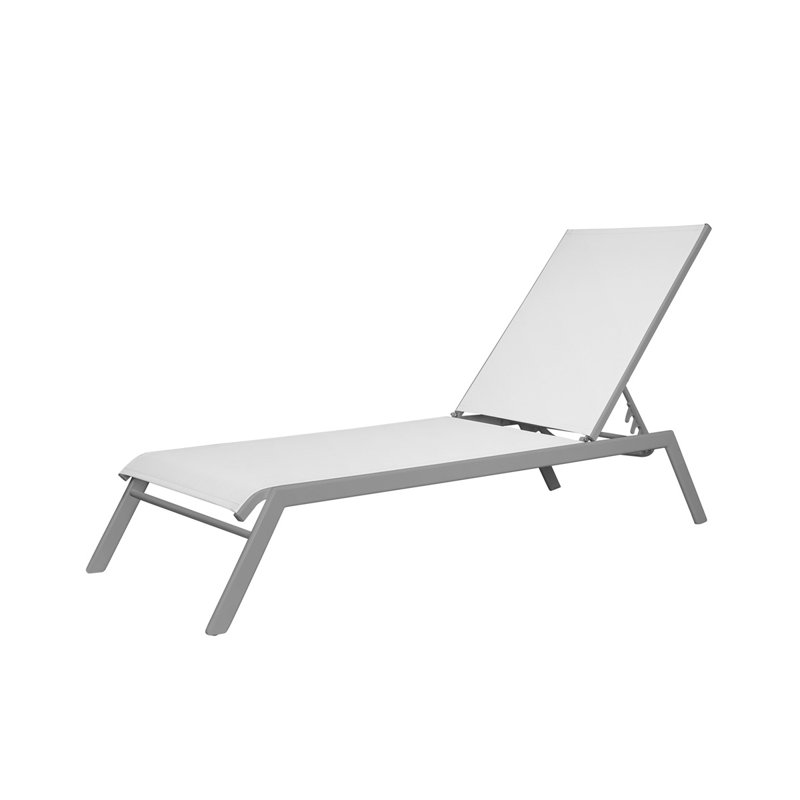 Tides Outdoor Metal Chaise Lounge