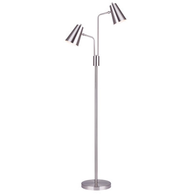 Orli 67'' Brushed Tree Floor Lamp