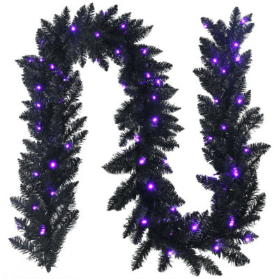 108'' in. Lighted Faux Pine Garland