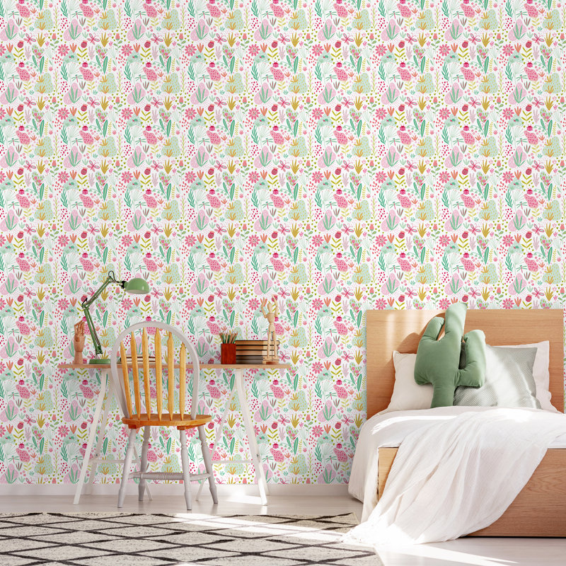Hoopla Walls Bug Garden Candy Apples 10m Wallpaper