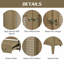Meuble-lavabo avec lavabo en céramique, meuble de rangement en rotin avec deux portes et tiroir, meuble-lavabo pour l'organisation